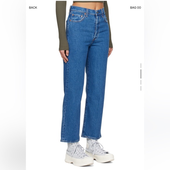 Levi’s Indigo Ribcage Jeans - Picture 2 of 4